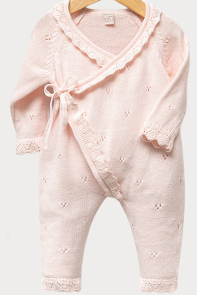 İlk Adım Elegans Kız Bebek Hastane Çıkış Seti Pembe