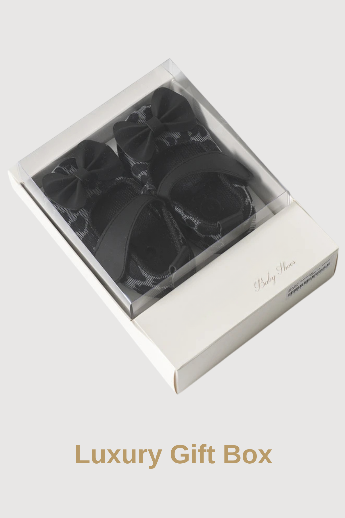 Midnight Bow Fiyonklu Kız Bebek Babet