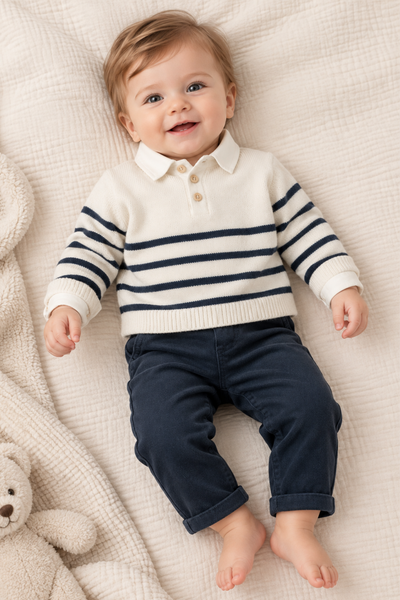 Little James 3 Parça Erkek Bebek Takım