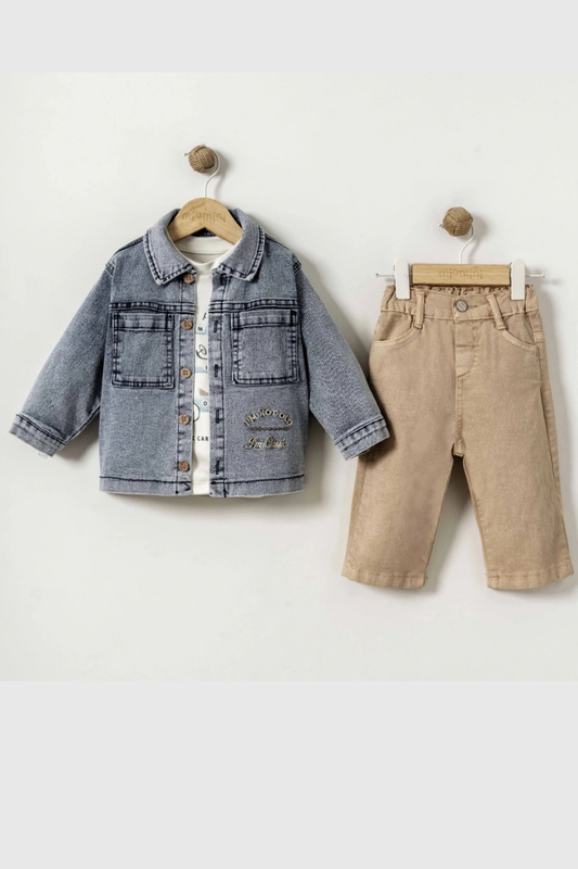 Little Urban 3 Parça Erkek Bebek Takım