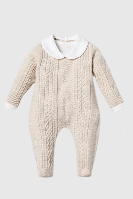 Pure Love 6 Parça Unisex Triko Hastane Çıkış Seti/ Bej