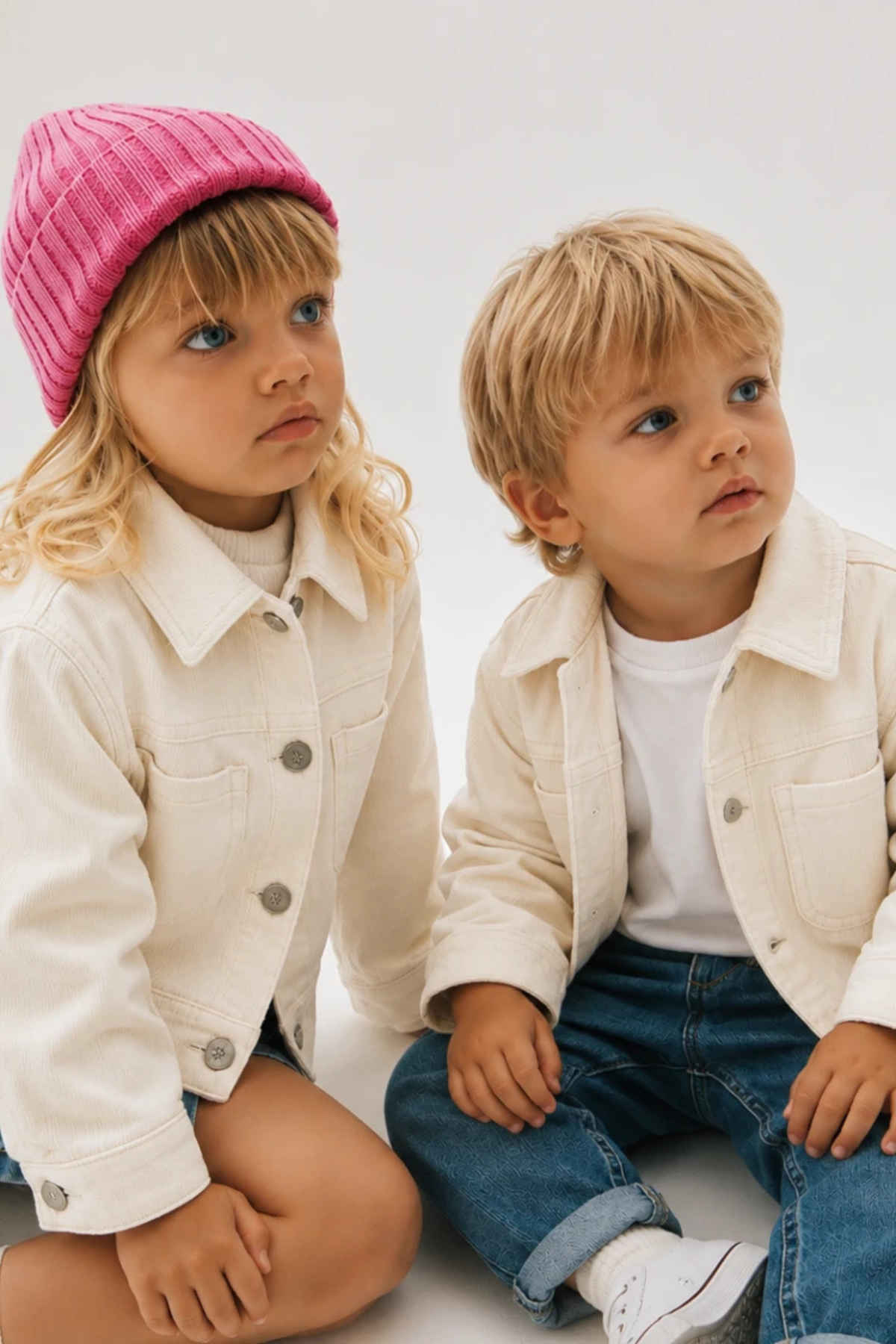 Little Classic Fitilli Kadife Çocuk Ceket