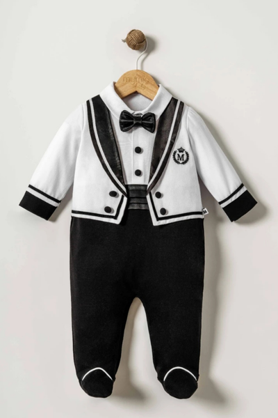 Little Gentleman Erkek Bebek Smokin Tulum