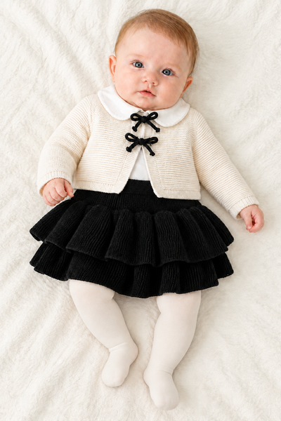 Little Lady Hırkalı Kız Bebek Triko Takım