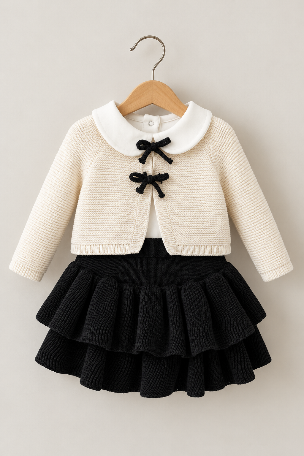 Little Lady Hırkalı Kız Bebek Triko Takım