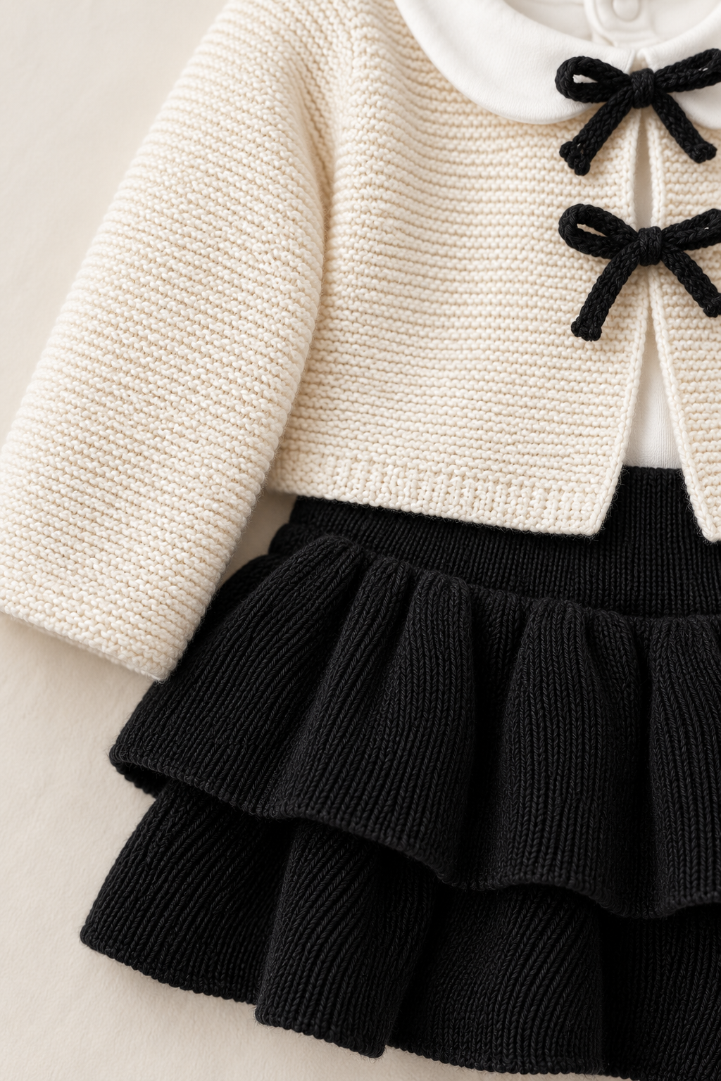 Little Lady Hırkalı Kız Bebek Triko Takım