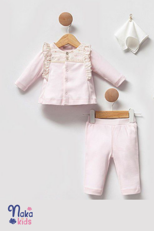 Blossom Bliss %100 Pamuk 10 Parça Kız Bebek Hastane Çıkış Seti