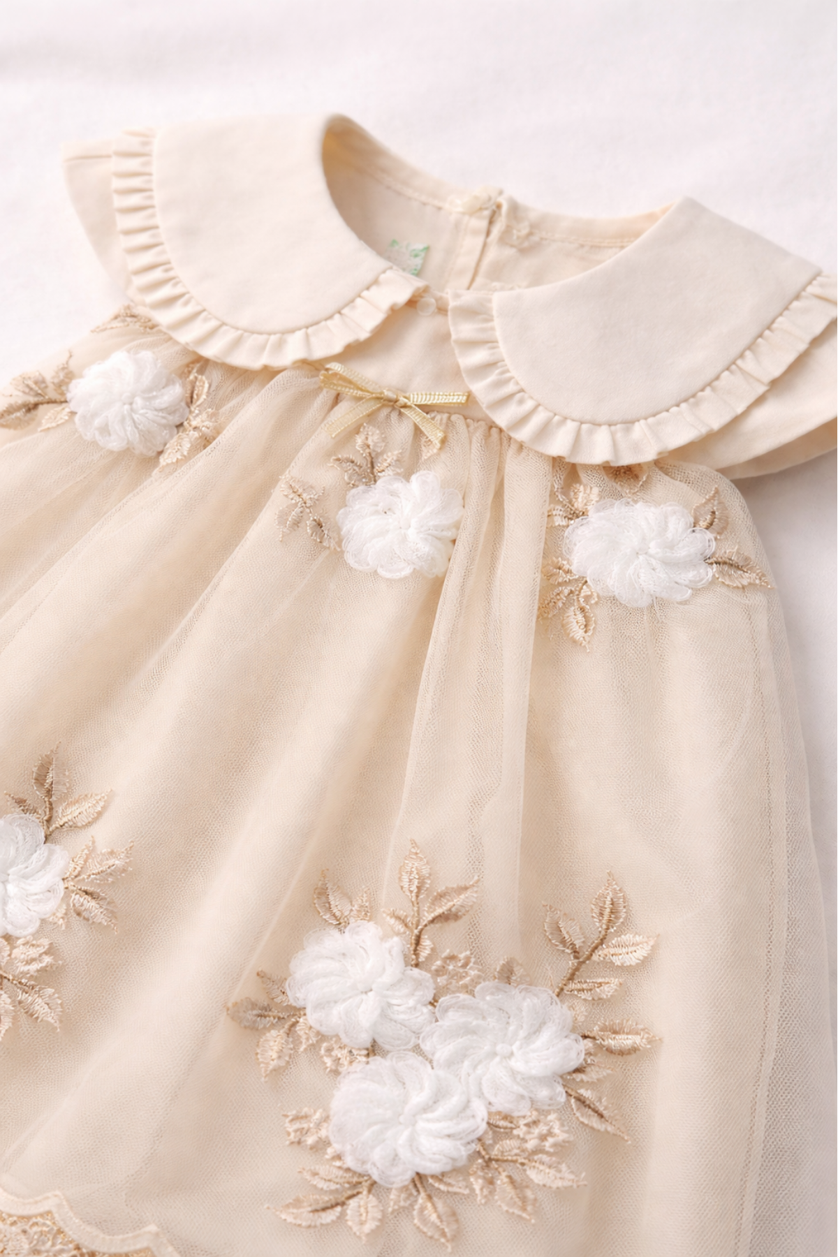 Candy Stripe Kız Bebek Elbise Set %100 Pamuk Astarlı Çizgili Yazlık Takım