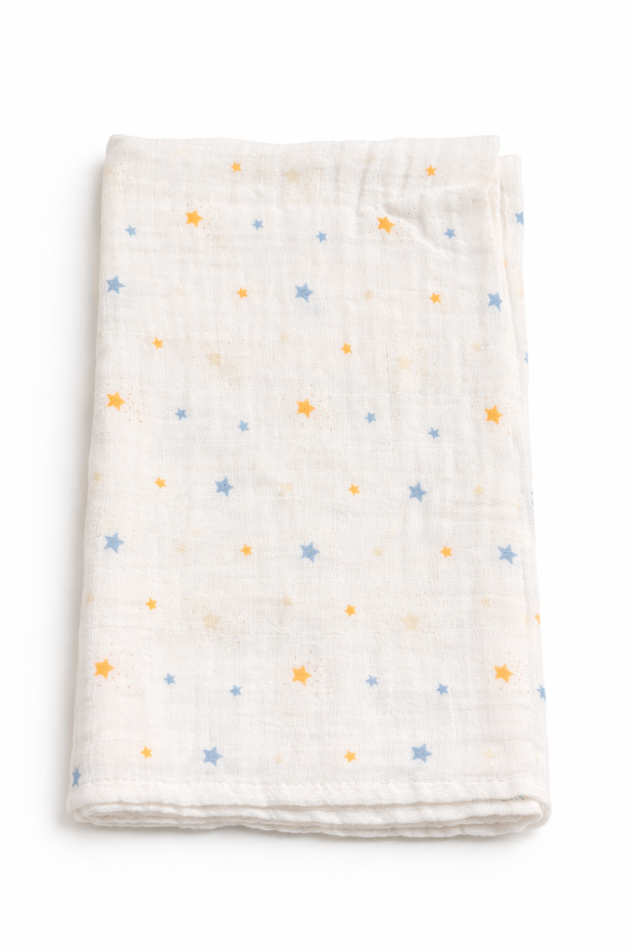 Newborn Hospital Set 4 Parça %100 Organik Pamuk Unisex Pilot Rabbit Baskılı Set