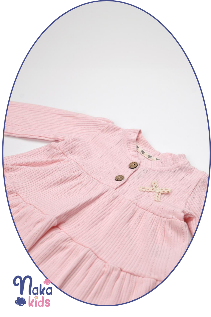 Pembe Kız Bebek Elbisesi