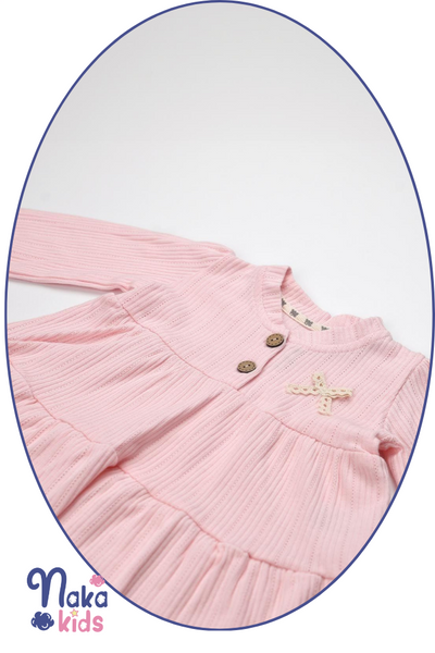 Pembe Kız Bebek Elbisesi