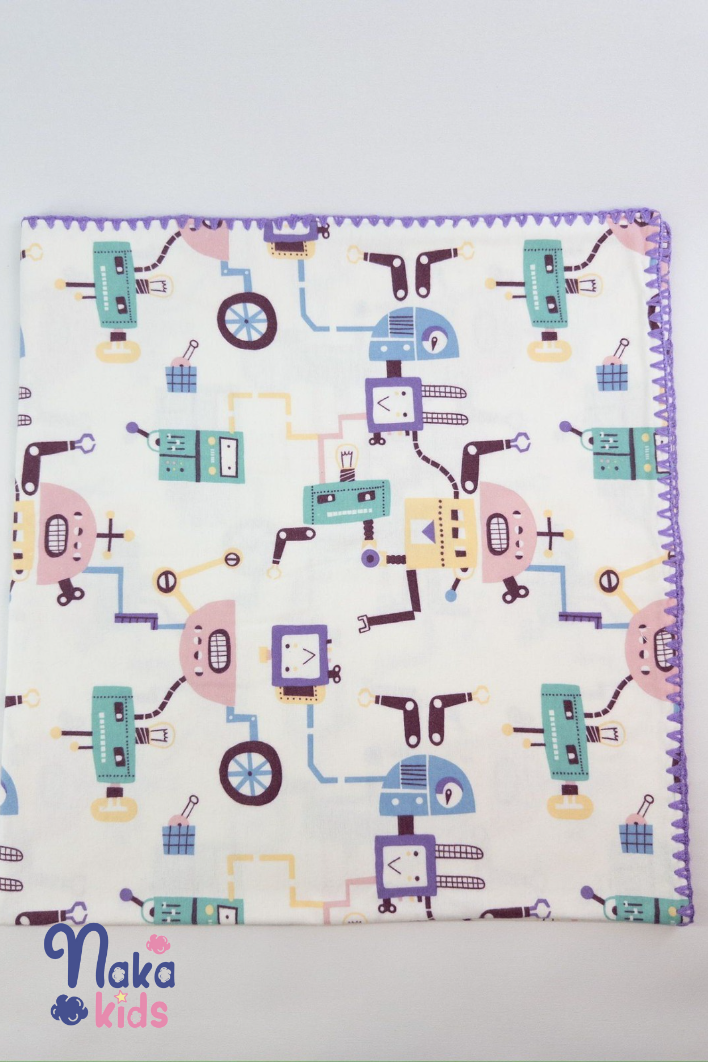Robotlar Pazen Bebek Battaniye