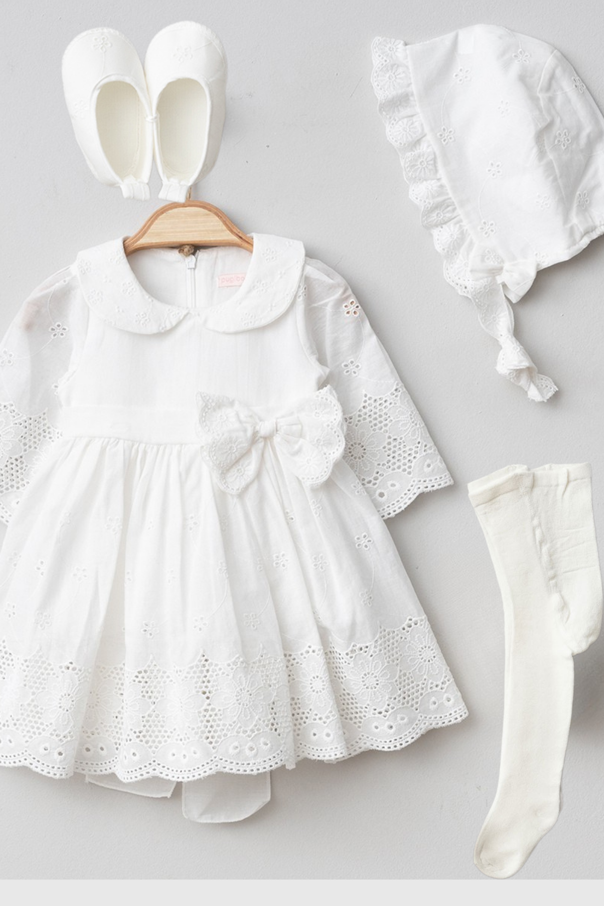 Rosalie Signature Collection – Kız Bebek Elbisesi- 4 Parça