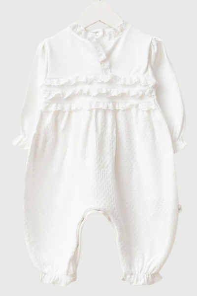 Seraphina Lace Baby Girl Tulum Set – Yenidoğan Kız Bebek Hastane Çıkışı