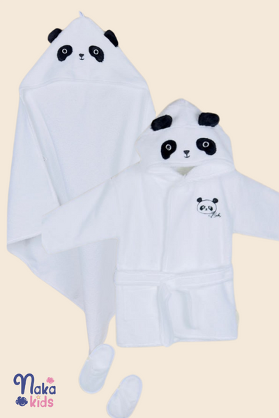 Sevimli Panda Bornoz Takımı