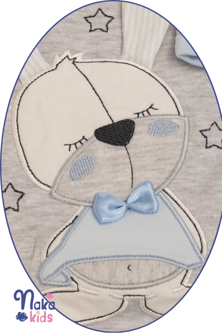 Sevimli Uyuyan Tavşan Temalı-10 Parça Bebek Hastane Çıkış Seti