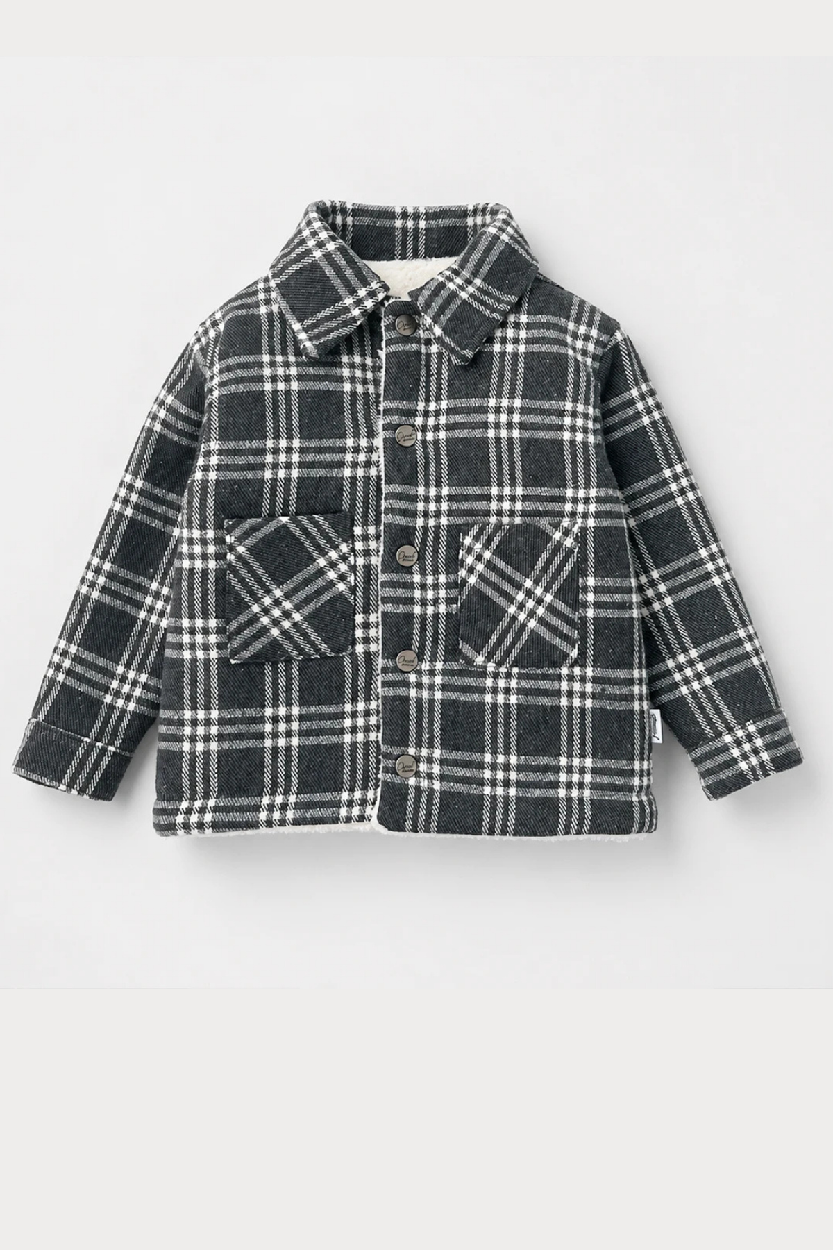 Urban Check Peluş Astarlı Ekose Çocuk Ceket