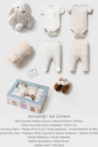 Yenidoğan Premium Hediye Seti Golden Moments Gift Set